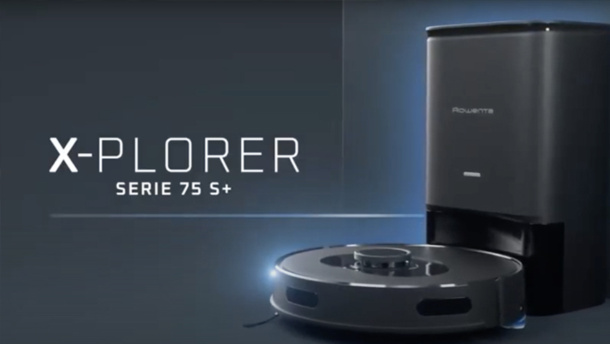 Надточний робот-пилосос Rowenta X-plorer Serie 75 S+ прибере усюди – білий RR8587WH, чорний RR8595WH